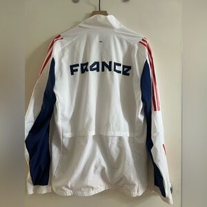 France soccer team thin, lightweight running jacket. Size L. NWT. Adidas